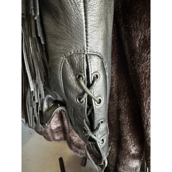 Hot Leathers women’s black friinge jacket - Picture 9 of 12